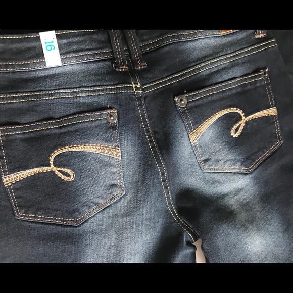 Justice Dark Bootcut Jeans - Picture 4 of 4